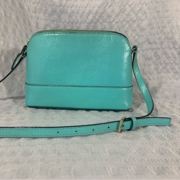 KATE SPADE - leather crossbody mini bag - mint color - Picture 10 of 13